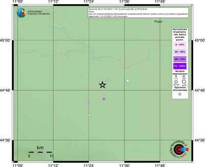 Mappa comuni con almeno 3 questionari