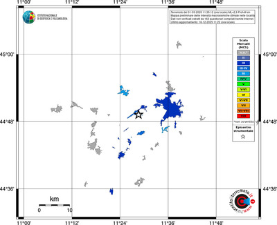 Mappa MCS - territori località