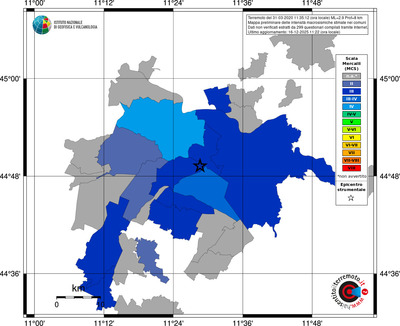 Mappa MCS - territori comuni