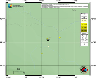 Mappa comuni con almeno 3 questionari