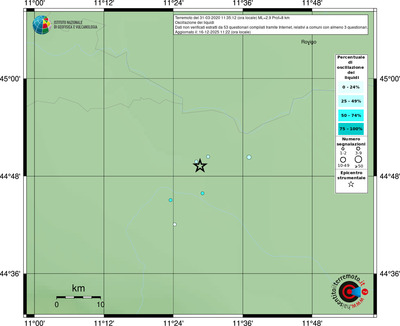 Mappa comuni con almeno 3 questionari