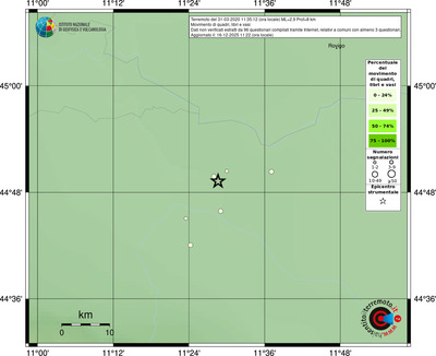 Mappa comuni con almeno 3 questionari