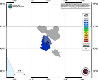 Mappa MCS - territori comuni