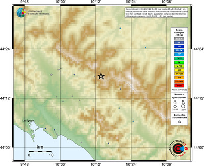 Mappa EMS - località