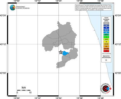 Mappa EMS - territori comuni