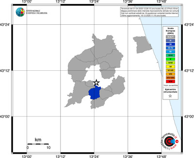 Mappa EMS - territori comuni