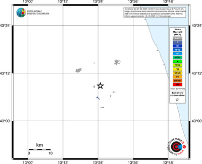 Mappa MCS - territori località
