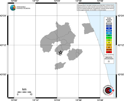 Mappa EMS - territori comuni