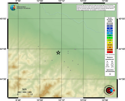 Mappa EMS - località