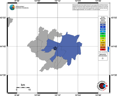 Mappa MCS - territori comuni