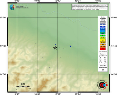 Mappa EMS - località