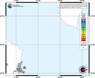 Mappa EMS - territori comuni