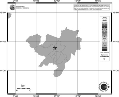 Mappa MCS - territori comuni