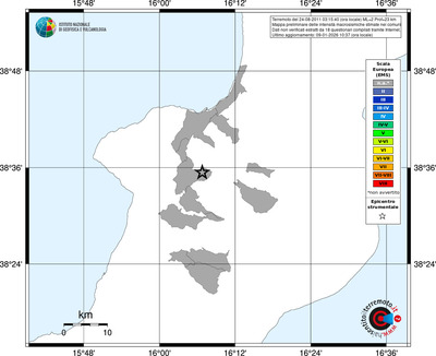 Mappa EMS - territori comuni