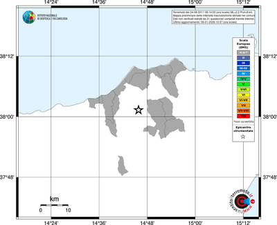 Mappa EMS - territori comuni