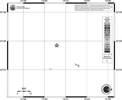 Mappa EMS - territori località