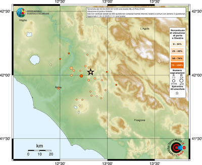 Mappa comuni con almeno 3 questionari