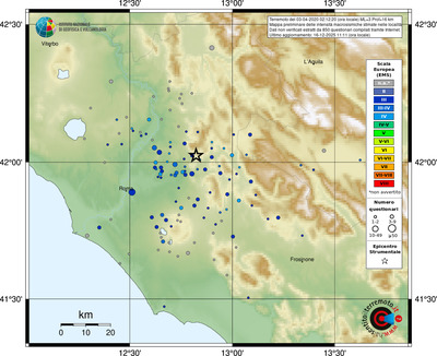 Mappa EMS - località
