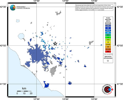 Mappa MCS - territori località