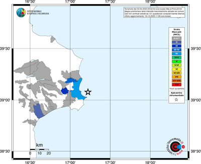 Mappa MCS - territori comuni