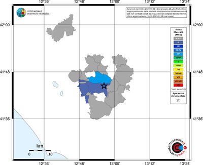 Mappa MCS - territori comuni