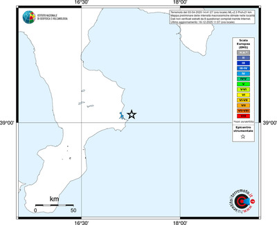 Mappa EMS - territori località
