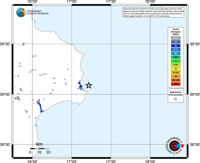 Mappa EMS - territori località