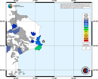 Mappa MCS - territori comuni