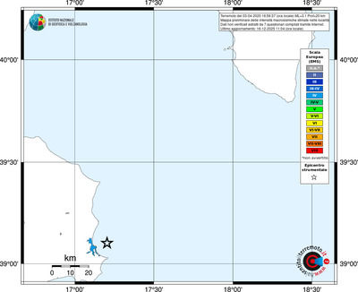 Mappa EMS - territori località