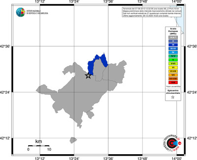 Mappa EMS - territori comuni