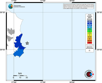 Mappa EMS - territori comuni