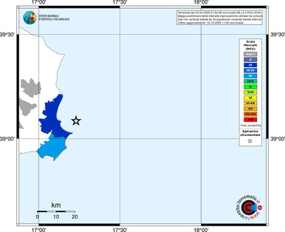 Mappa MCS - territori comuni