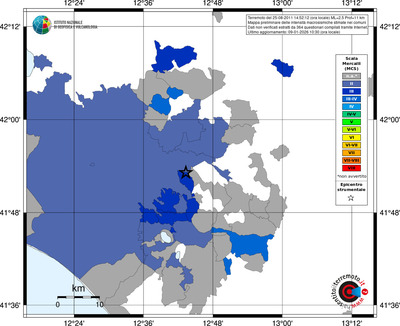 Mappa MCS - territori comuni
