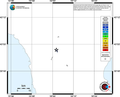 Mappa MCS - territori località