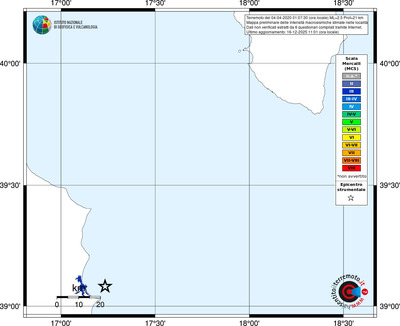 Mappa MCS - territori località