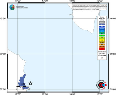 Mappa MCS - territori comuni