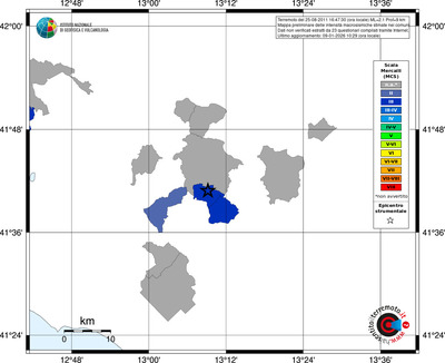 Mappa MCS - territori comuni