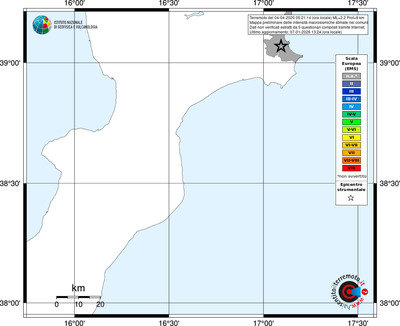Mappa EMS - territori comuni