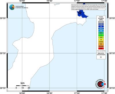 Mappa EMS - territori comuni