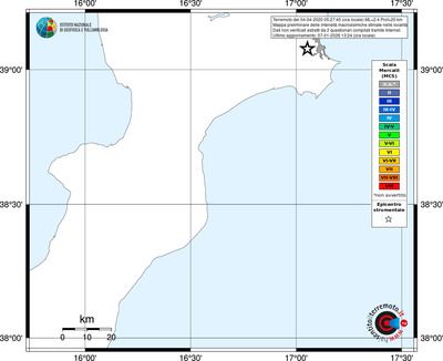 Mappa MCS - territori località