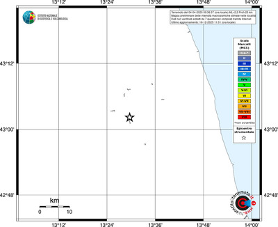 Mappa MCS - territori località