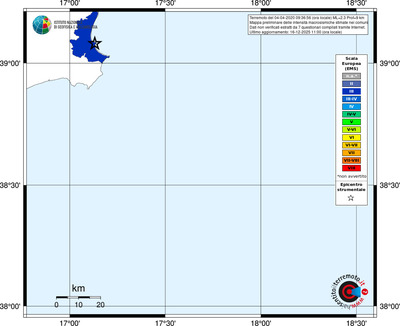 Mappa EMS - territori comuni