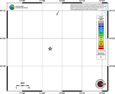 Mappa EMS - territori località