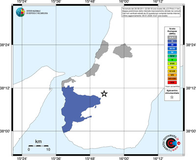 Mappa EMS - territori comuni