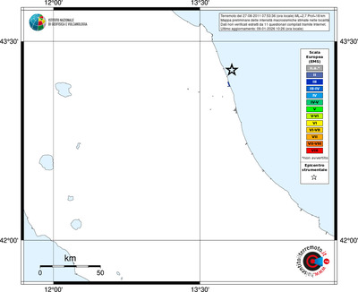Mappa EMS - territori località