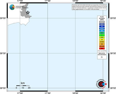 Mappa EMS - territori comuni