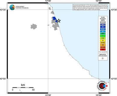 Mappa EMS - territori comuni