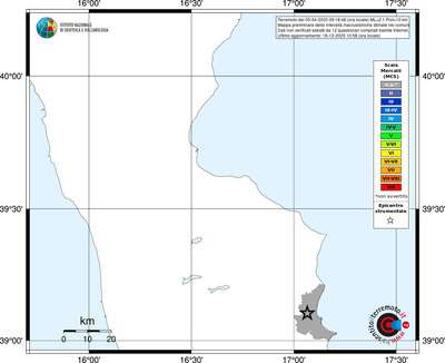 Mappa MCS - territori comuni