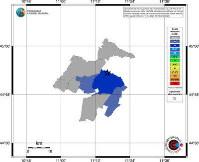 Mappa MCS - territori comuni