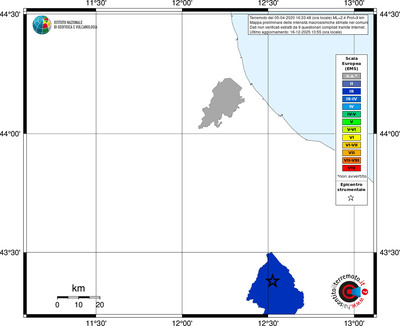 Mappa EMS - territori comuni